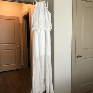 Alya Boho High low White Dress